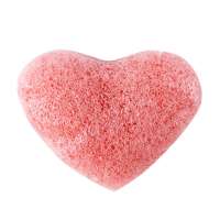 Factory wholesale Heart shaped bath shower sponge baby bath shower Cleaning Spa sponge